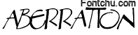 aberration font