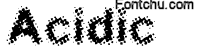 acidic font