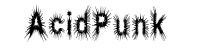 acid punk font