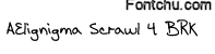 aescrawl font