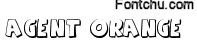 agentorange font