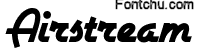airstream font