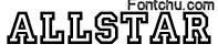 allstar font