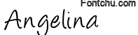 angelina font