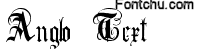 anglotext font