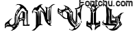 anvil font