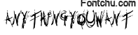 anythingyouwant font