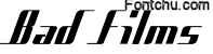 badfilms font