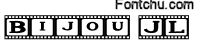 bijou font