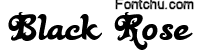 black_rose font