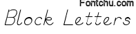 blockletters font