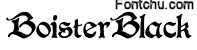 boister font