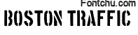 bostontraffic font