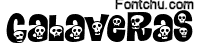 calaveras font
