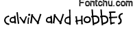 calvinandhobbes font