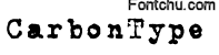 carbontype font