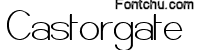 castorgate font
