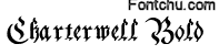 charterwell font