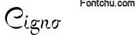 cigno font