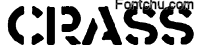 crass font