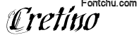 cretino font
