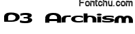 d3archismregular19 font