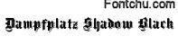 dampfplatz font