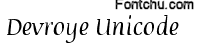 devroye font