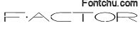 factor font