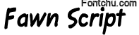 fawnscript font