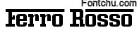 ferrorosso font