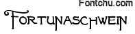 fortunaschwein font