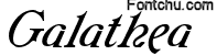 galathea font
