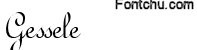 gessele font
