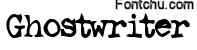 ghostwriter font
