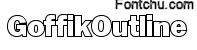 goffikoutline font