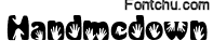 handmedownhl font