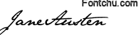 jane_austen font