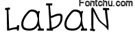 laban font