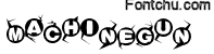 machinegun font