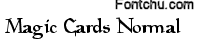 magiccards font