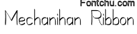 mechanihan font