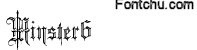minster font