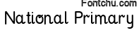 nationalp font