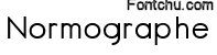 normographe font