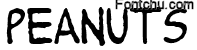 peanuts font