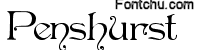 penshurst font