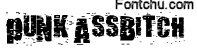 punkassbitch font