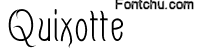 quixotte font