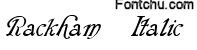 rackham font